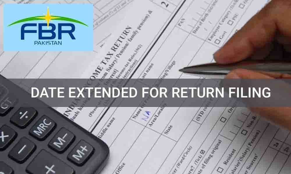 FBR Extended Tax Return Filing Date Up To December 24 Latest