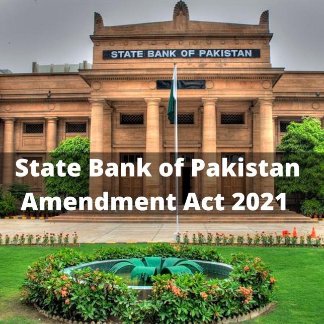 State Bank Of Pakistan Amendment Act 2021
