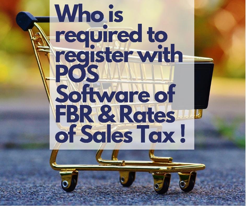 Registration of Tier1 Retailers with Point of Sale Software of FBR