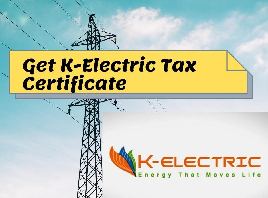 K Electric Tax Certificate 2021 Download K Electric Tax Deduction 