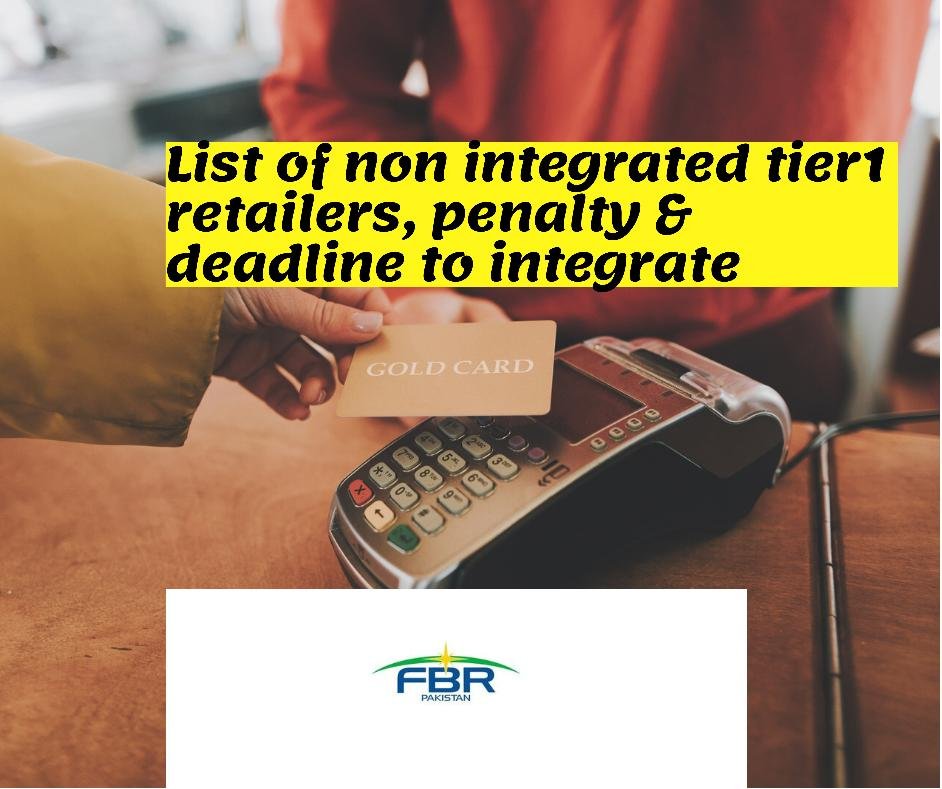 List of non integrated tier1 retailers deadline and penalty for nonintegration