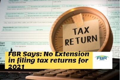 No extension in filing tax returns for 2021 fbr says