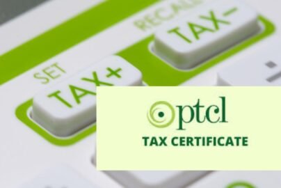 How to download PTCL tax certificate?