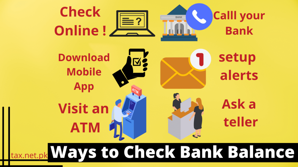 How to check bank balance online
