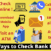 How to check bank balance online