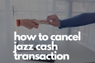 how to cancel jazz cash transaction