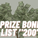 200 Prize Bond lucky draw list check online 15 September 2022
