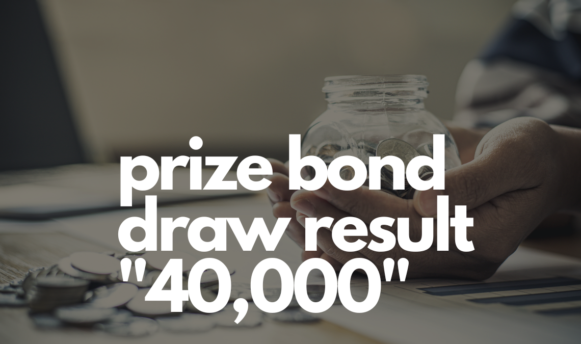 40000 prize bond draw result September 2022