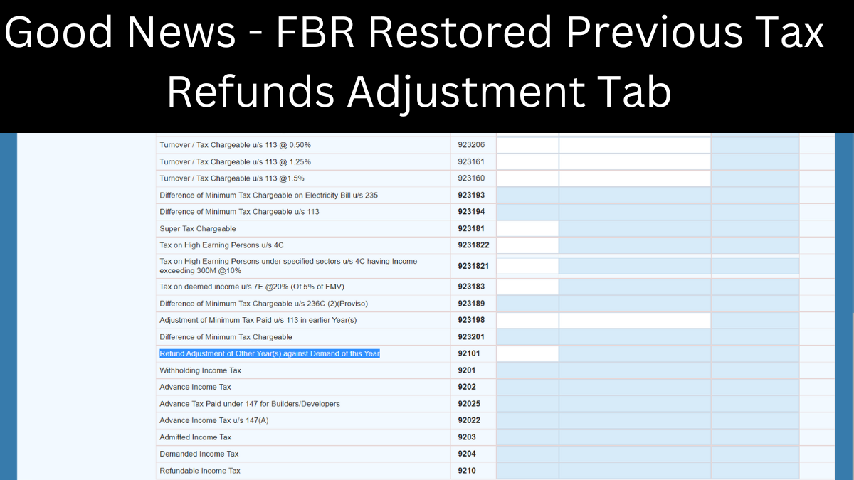 Good News Taxpayers Can Now Adjust Previous Years' Tax Refunds Against