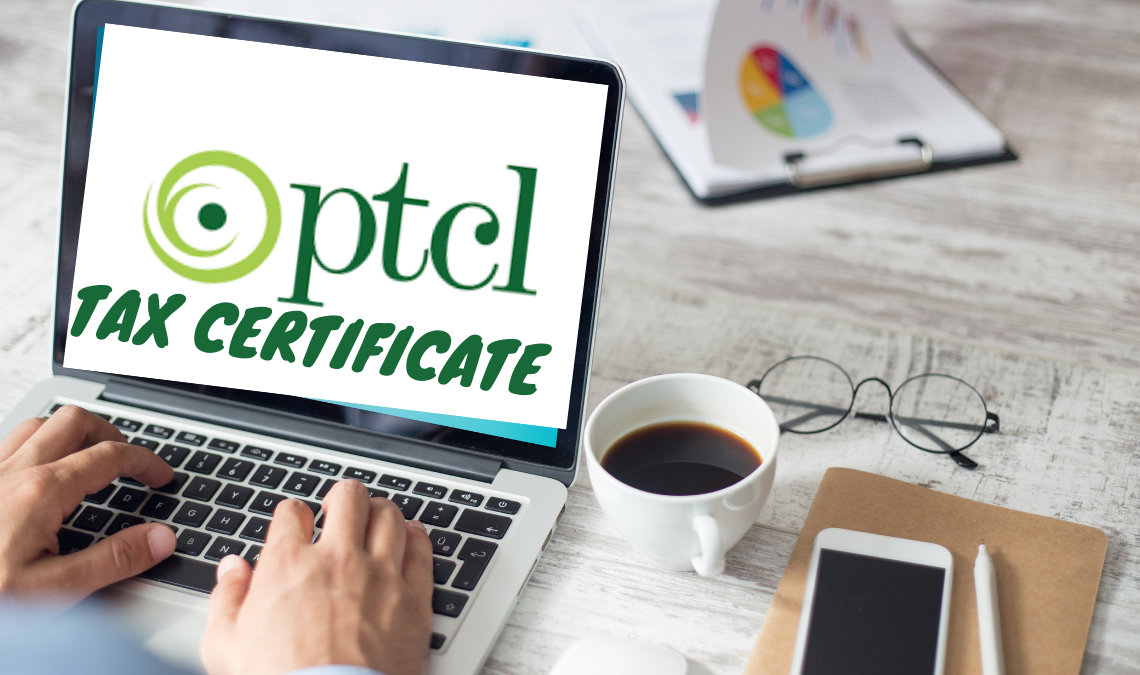 How to download PTCL tax certificate online