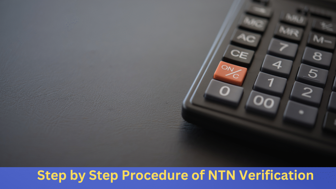 Step by Step Procedure of NTN Verification by CNIC and download online