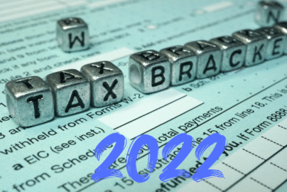 Tax brackets for the tax year 2022