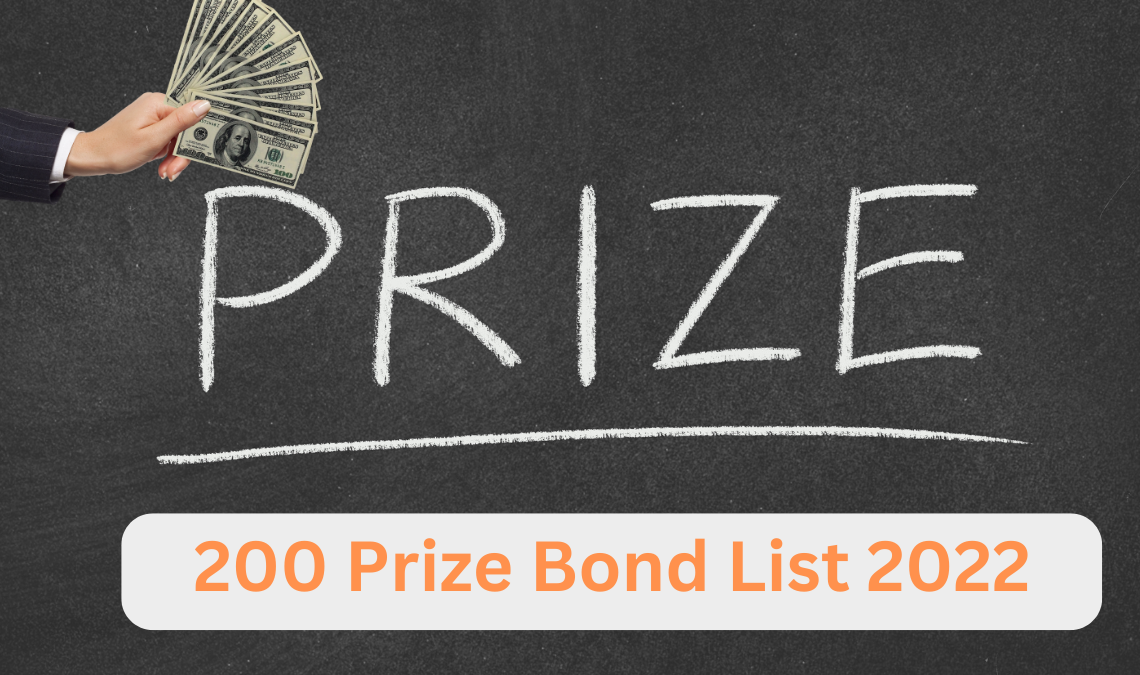200 prize bond list 2022 15 December 2022 check download online
