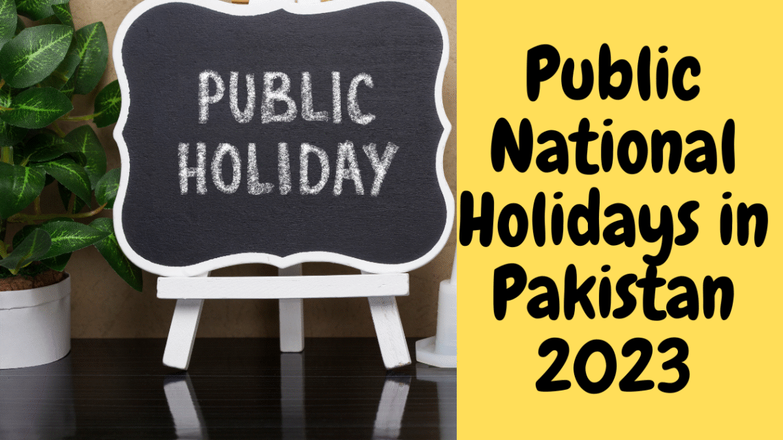 Public national holidays in Pakistan in 2023 Calendar 2023