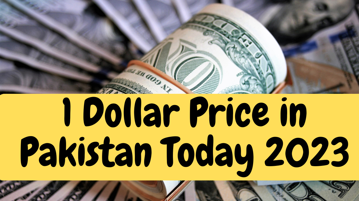 What Is 1 Dollar Price In Pakistan Today 2023