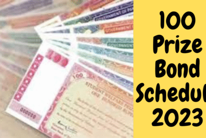 100 Prize Bond Schedule 15 February 2023 draw list