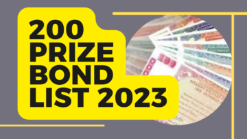 200 Prize Bond List 2023 Faisalabad 15 March 2023