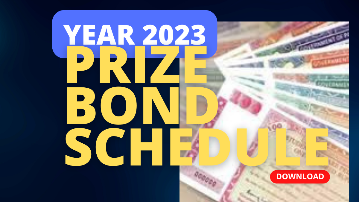 The Prize Bond Schedule 2023 State Bank Of Pakistan Global Tax And