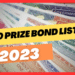 750 Prize Bond List 2023 check online