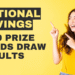 National Savings Prize Bonds Draw Results 1500 Today 15 May 2023