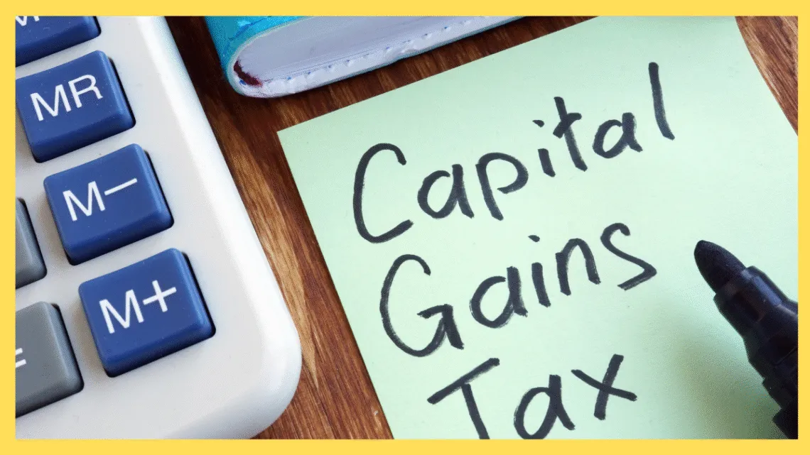 The formula for calculation of capital gain tax on the sale of immovable property