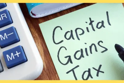 The formula for calculation of capital gain tax on the sale of immovable property