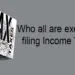Persons-Exempted-From-Filing-Income-Tax-Returns-In-Pakistan