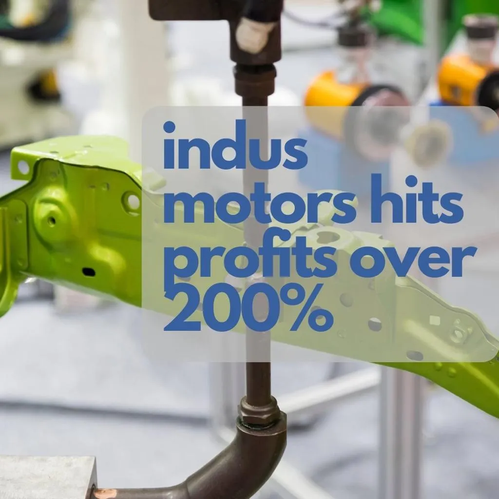 Indus Motors Profits increased