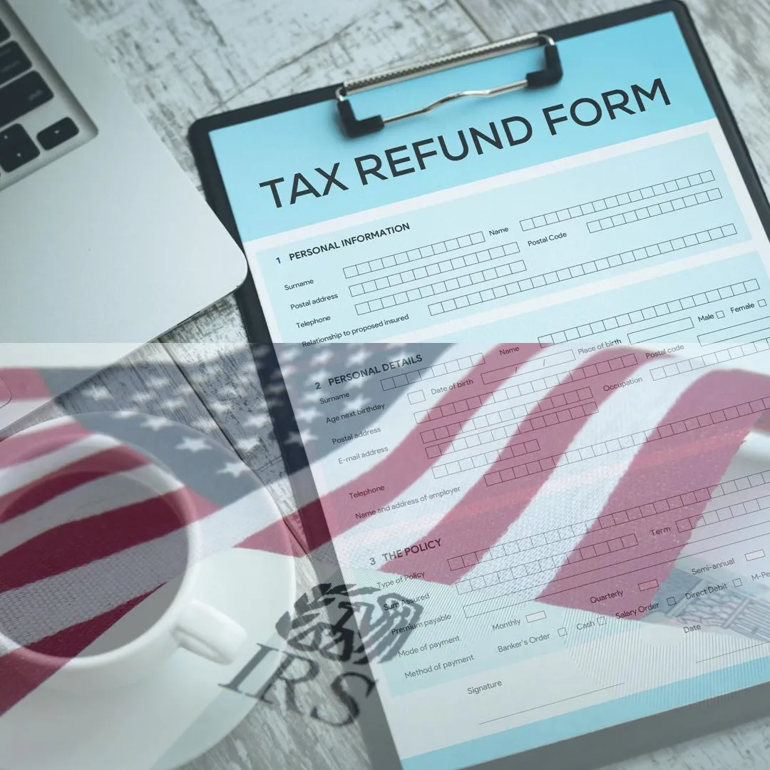 My Tax Refund Irs Usa United States America Internal Revenue Service