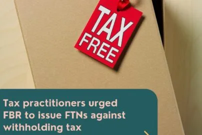 Tax Practitioners demands Tax Free Number from FBR