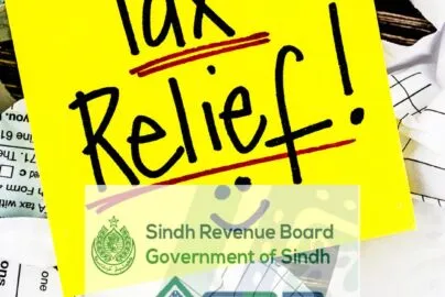 Tax Relief by Sindh Revenue Board