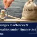 Changes to offences and penalties under finance act 2021