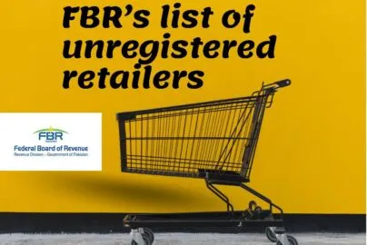FBR issued list of unregistered and unintegrated tier1 retailers