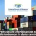FBR issues clarification on disturbance in data center
