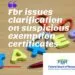 FBR issues clarification on suspicious exemption certificates