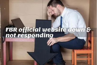 FBR website down and not responding