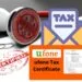 How to get ufone tax certificate online