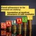 Fixed allowance as salary income and medical allowance is still exempt