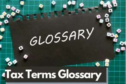 Tax Terms Glossary Tax Definitions Tax Terminologies