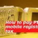 How to pay PTA mobile Registration tax