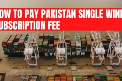How to pay subscription fee of Pakistan Single window