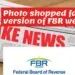 Photo shopped fake version of FBR Website