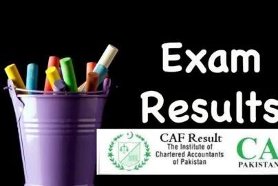 CA Pakistan Results 2021 Caf Autumn 2021