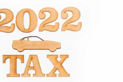 Tax rates on motor vehicles during tax year 2022