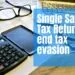 National Single Sales Tax Return and Tax Evasion