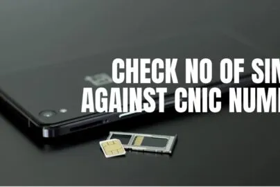 How- to check number of sim against cnic number
