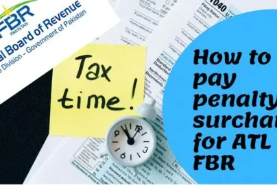 How to pay penalty surcharge for ATL active taxpayer status list with FBR in 2021