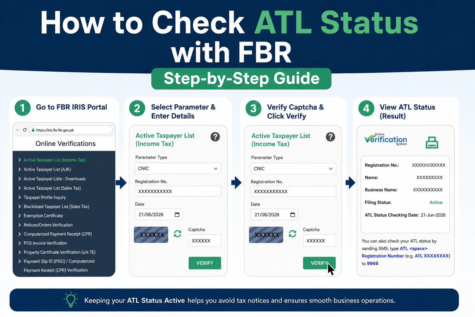 How to Check ATL Status with FBR Online – Step-by-Step Guide