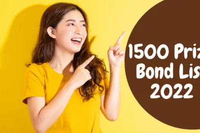 1500 Prize Bond List 2022