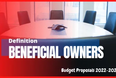 Beneficial owners definition budget proposals 2022 2023